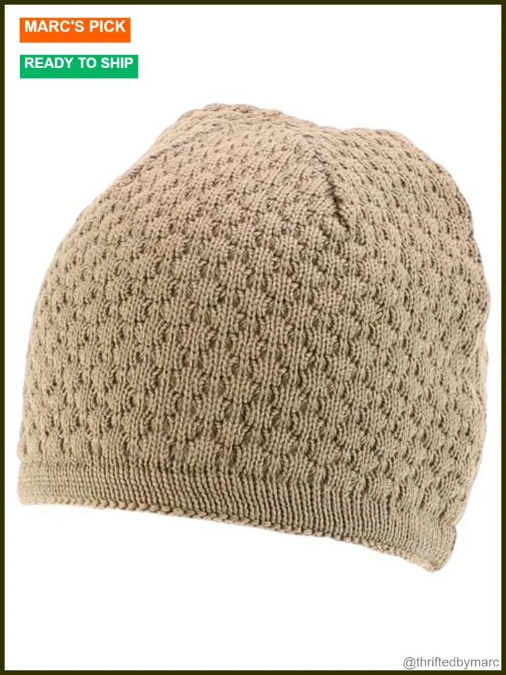 100% Cotton Knit Skull Kufi Beanie Hat - Warm Soft Beanie